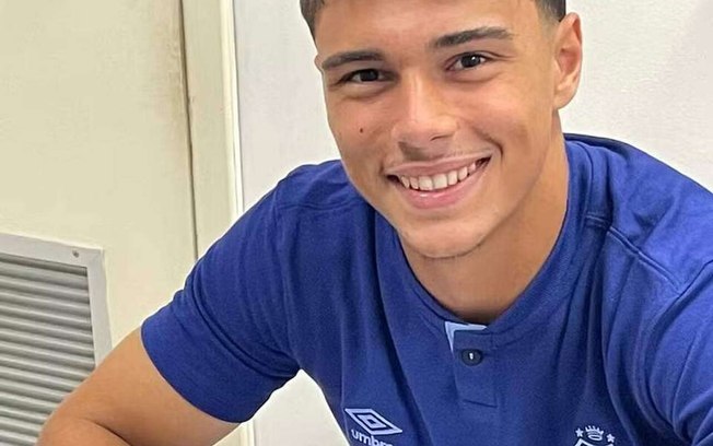 Lucas Jaime é volante  do sub-17 do Santos