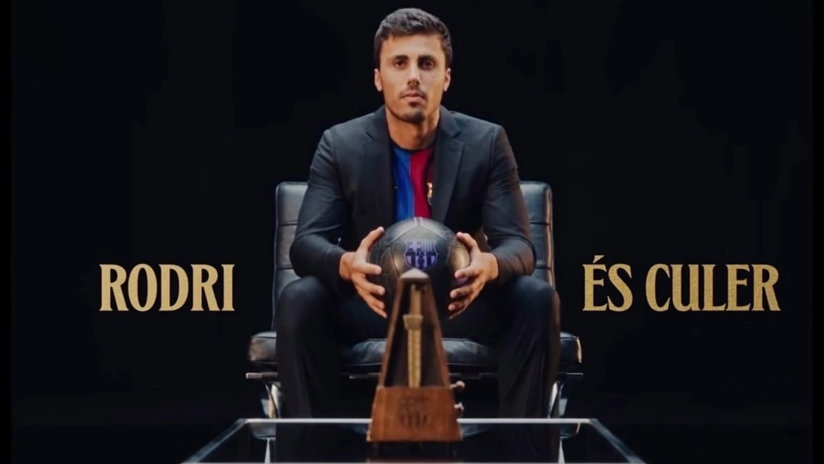 Rodri assina com o Barcelona até 2030 Rodri assina com o Barcelona até 2030