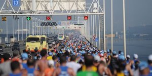 Corrida fecha a Ponte Rio-Niterói; veja horários e desvios