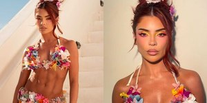 Gkay aposta em look florido e recebe elogios: "Entregou tudo"