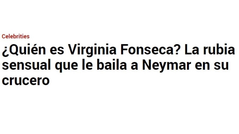 Nome de Virginia Fonseca repercute na mídia internacional por dança no cruzeiro do Neymar