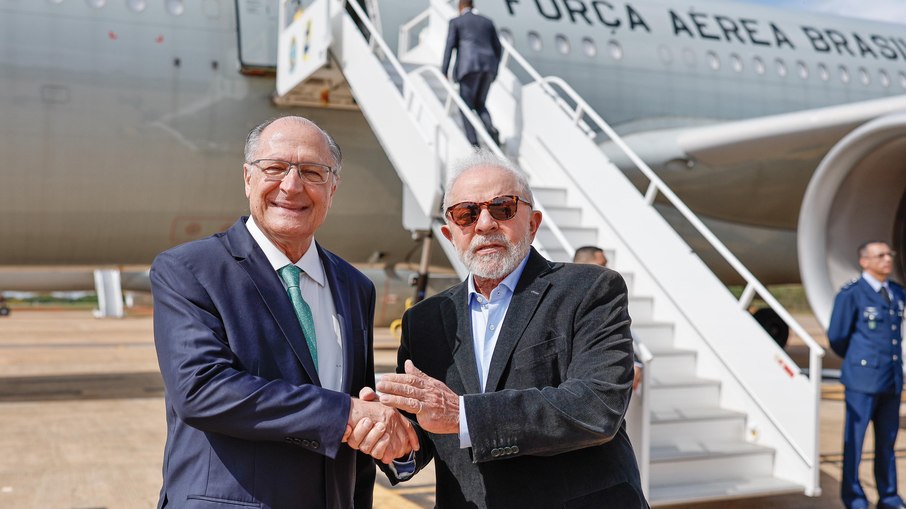 Lula e o vice-presidente, Geraldo Alckmin