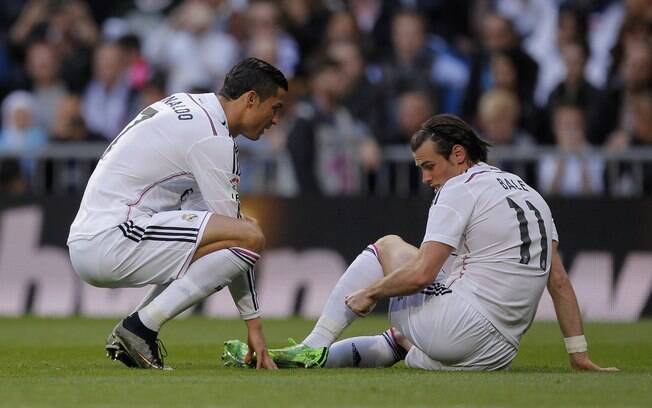Cristiano Ronaldo e Bale nos tempos de Real Madrid