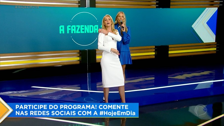 Ana Hickmann e Adriane Galisteu dividiram o palco do 