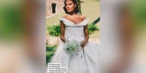 Isis Valverde tem casamento luxuoso e look de tirar o fôlego