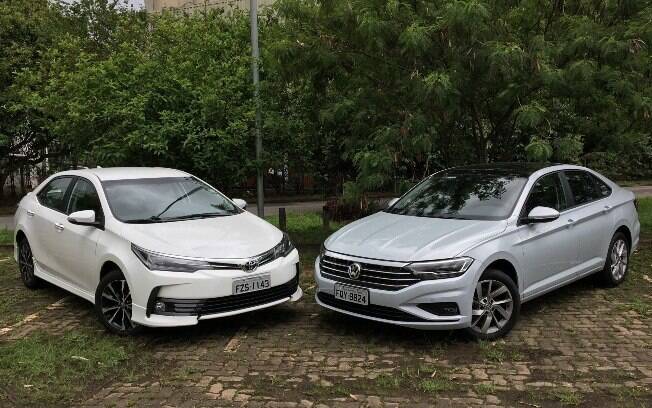VW Jetta 2019 e Toyota Corolla são semelhantes em alguns aspectos, principalmente agora, com a nova geração do VW