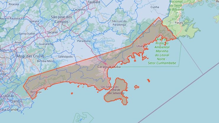 Litoral de São Paulo tem três semanas de chuva em três horas
