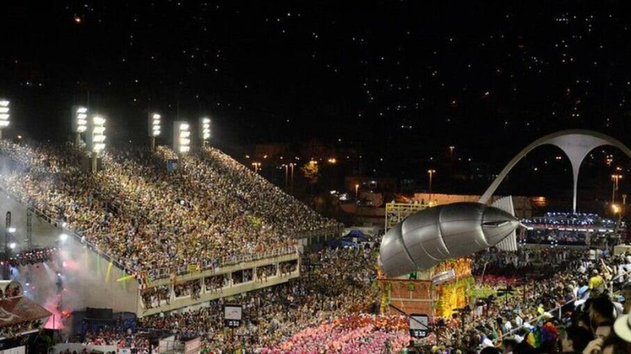 Carnaval na Sapucaí, no Rio de Janeiro