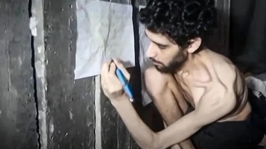 O refém israelense Avyatar David: prisioneiro do Hamas há quase 2 anos