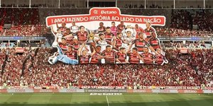 Web detona mosaico polêmico de torcida do Flamengo: "Vergonha"
