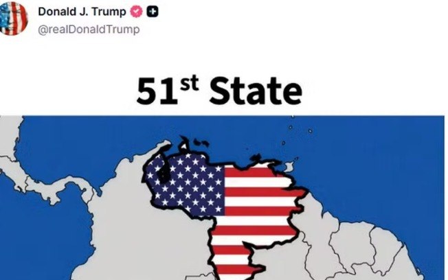 Publicação de Donald Trump