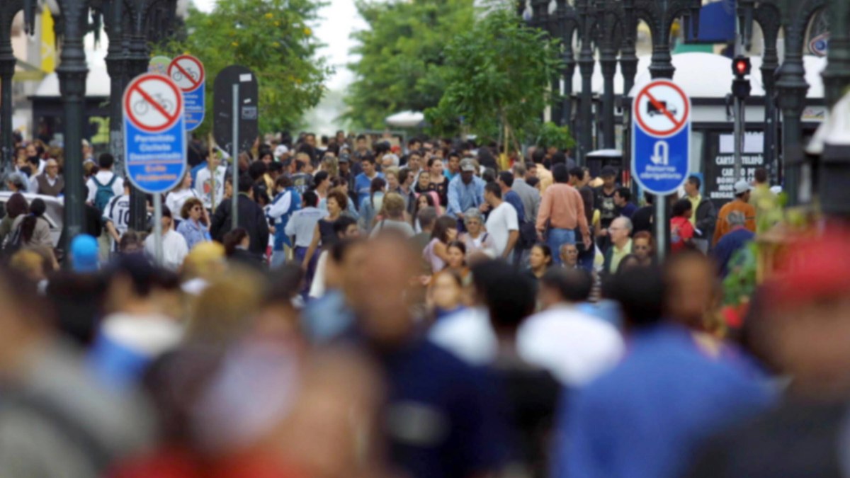 De acordo com a pesquisa do IBGE, a população brasileira chegou a 207,7 milhões de habitantes em 2017