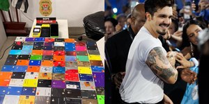 Grupo é preso com 95 cartões bancários em show de Luan Santana