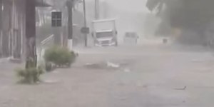 Chuvas intensas provocam inundações no litoral do RS