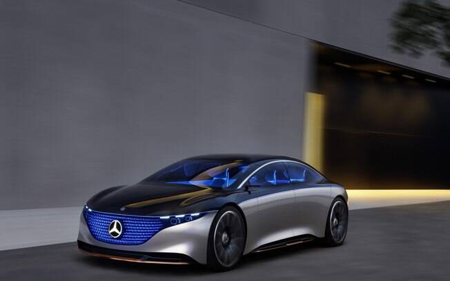 Mercedes-Benz Vision EQS, conceito que servirá de base para o EQS de produção