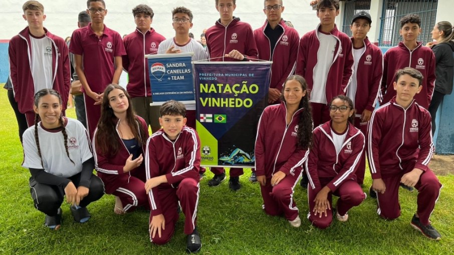 16 medalhas foram conquistadas por atletas de Vinhedo em Regional de Natação 