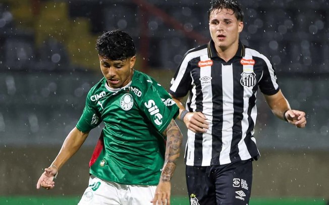 Palmeiras e Santos mediram forças pela segunda fase da Copa do Brasil Sub-20