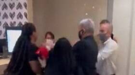 Confusão em hotel do RJ termina em briga; veja imagens