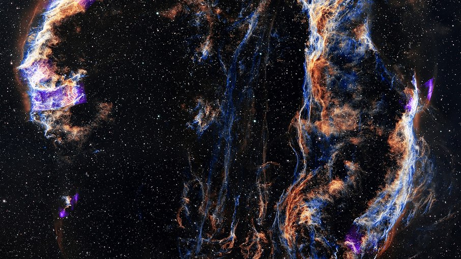 Nebulosa do Véu registrada pela Nasa Nebulosa do Véu registrada pela Nasa