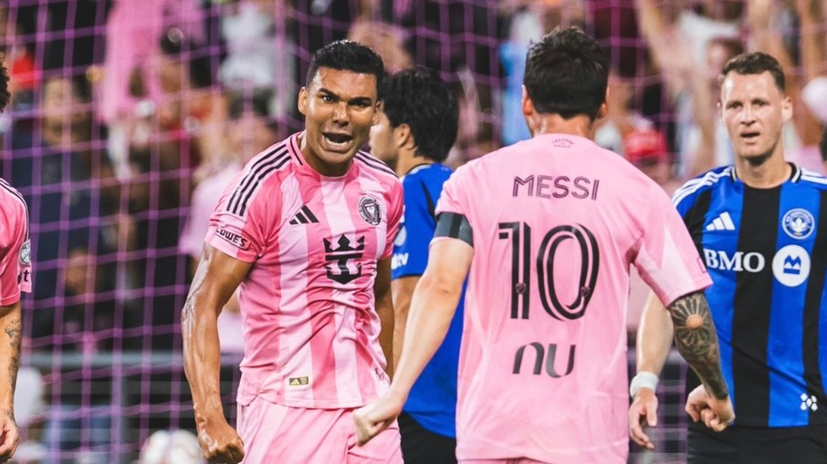 Casemiro marca e Messi dá show em 7 a 1 na MSL
