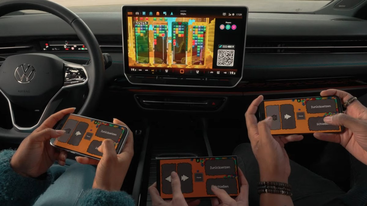 Volkswagen libera jogos retrô na central multimídia