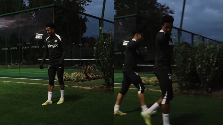 Vídeo: Estêvão impressiona com golaço em treino do Chelsea