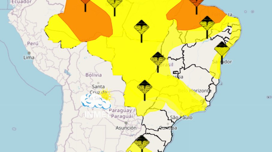 alertas do Inmet alertas do Inmet