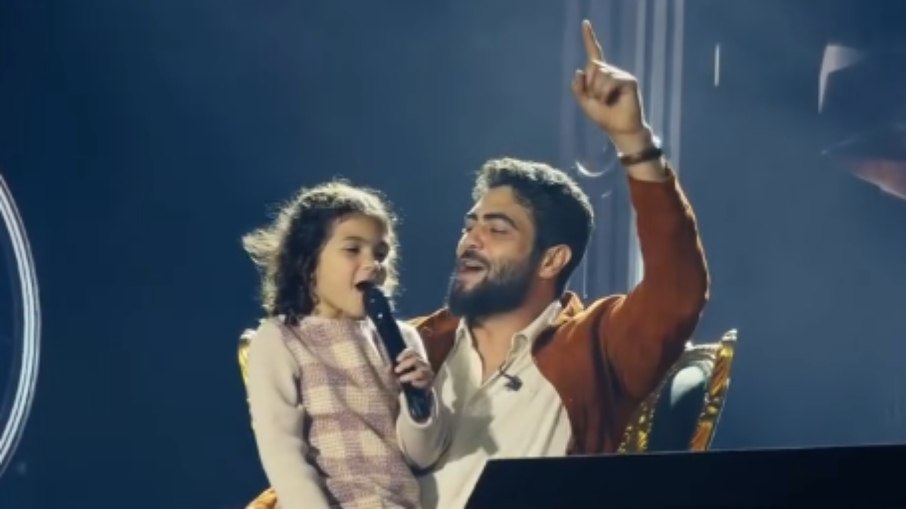 Henrique e a filha