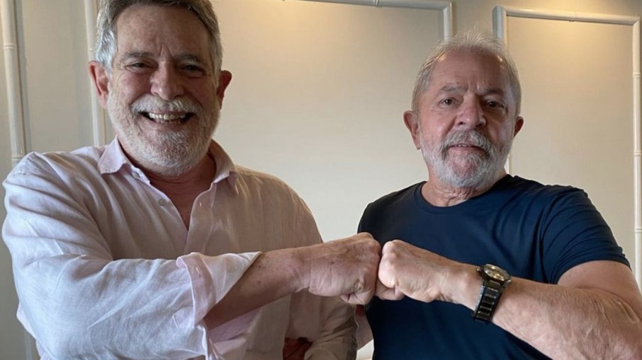 José de Abreu e Lula durante encontro