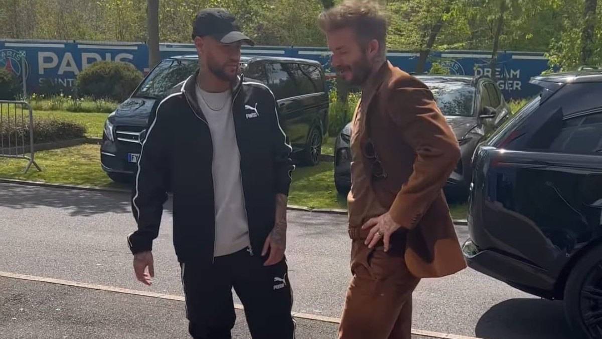 Neymar e Beckham Neymar e Beckham