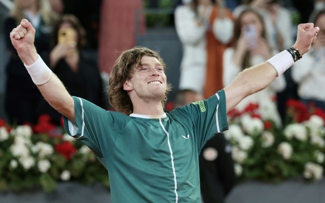 O russo Andrey Rublev conquistou o título do Masters 1000 de Madri