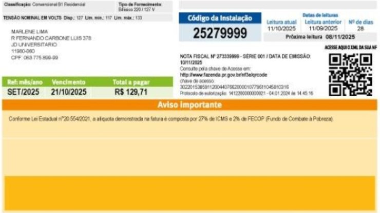 Clientes da CPFL Paulista terão conta de energia em novo modelo a partir de 1º de outubro