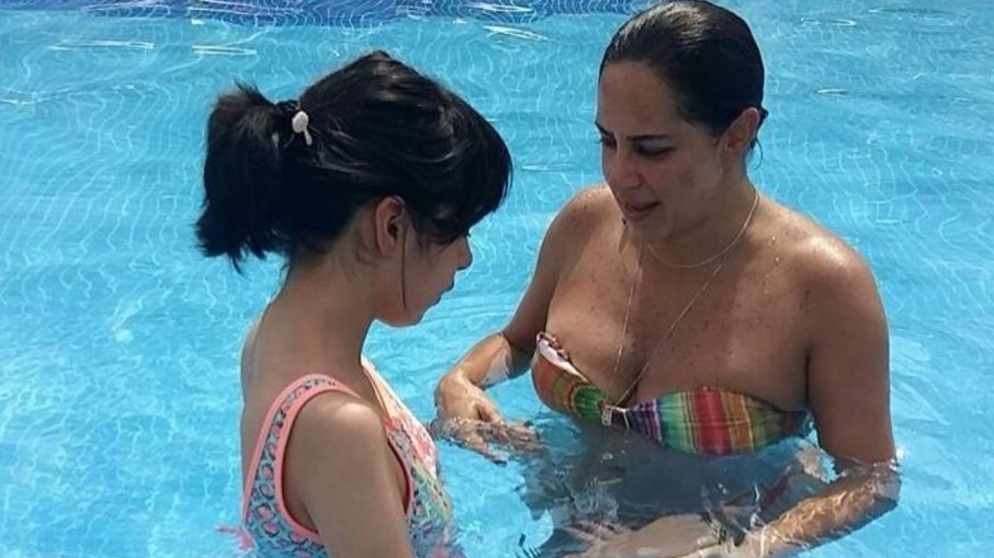 Silvia Abravanel e a filha, Luana