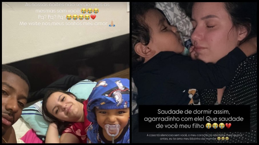 Homenagem ao filho 