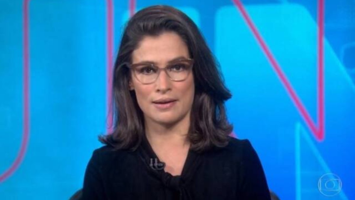 Ana Paula Araújo, que substitui a titular do programa, se divertiu com a situação. Ana Paula Araújo, que substitui a titular do programa, se divertiu com a situação.