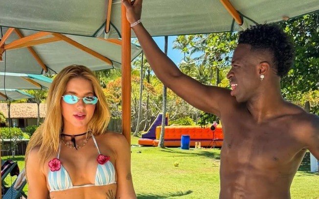 Virginia compartilhou registros com o jogador nas redes sociais 