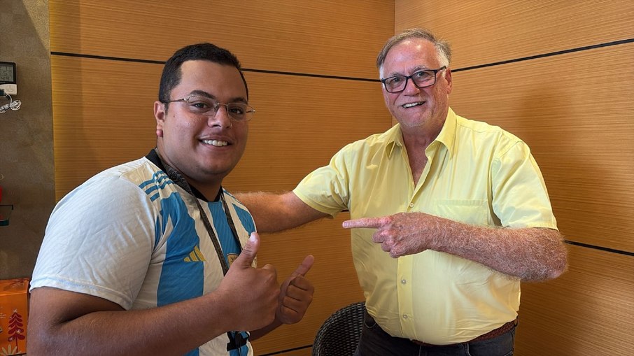 FG, à esquerda e Júlio D´Auria FG, à esquerda e Júlio D´Auria