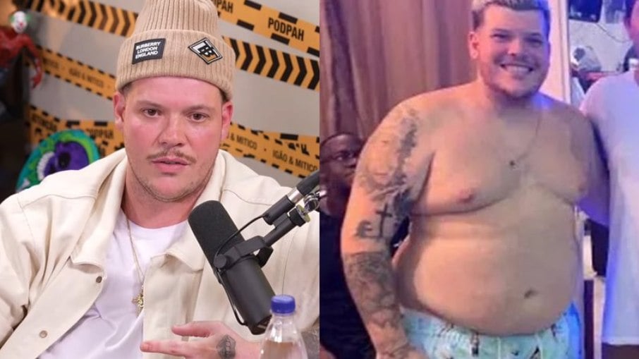 O antes e o depois de Ferrugem após eliminar 33kg