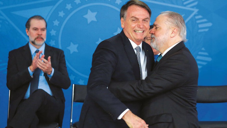  Procurador-geral da República, Augusto Aras e o presidente Jair Bolsonaro