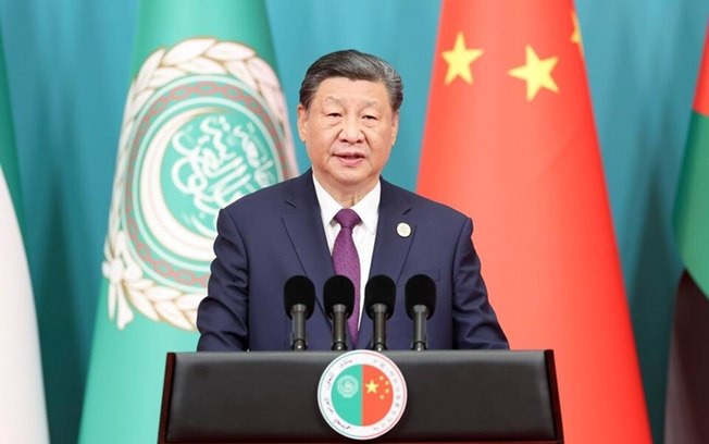 Em fórum com países árabes, presidente da China prega fim dos ataques em Gaza