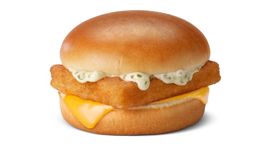 O Filet-O-Fish do McDonald's é preparado com filé de Pollock do Alasca empanado