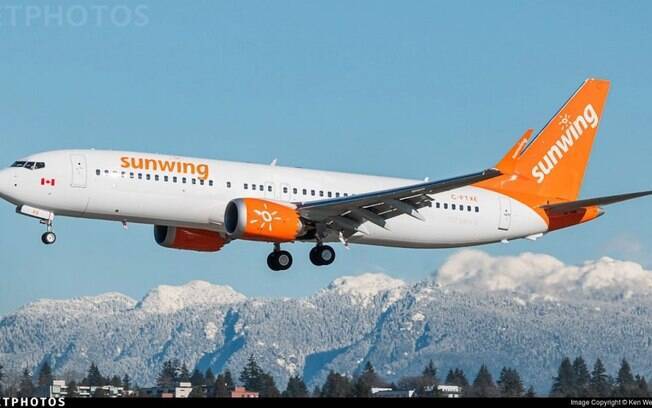 Em um dia, Sunwing Airlines recebe dois Boeing 737 MAX