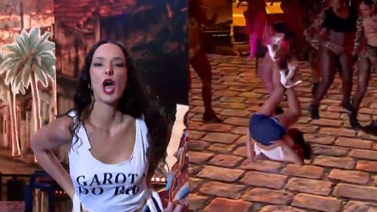 Ticiane faz quadradinho na Globo e web cita fim com Justus