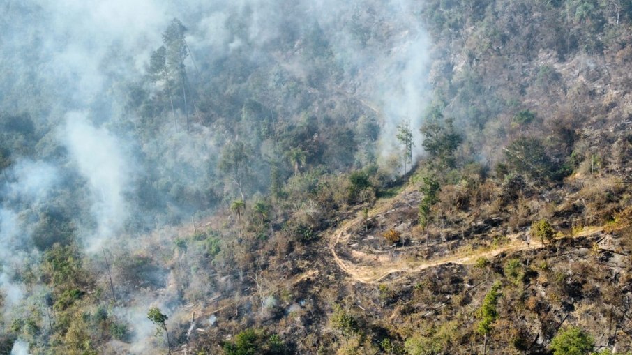 Incêndio em Atibaia