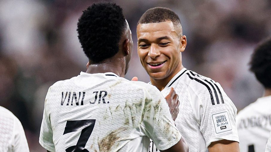 Vini Jr. e Kylian Mbappé são dois dos grandes nomes do Real Madrid