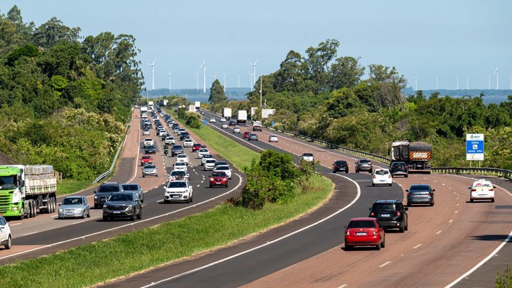 Feriado: 770 mil veículos devem circular pelas rodovias do RS