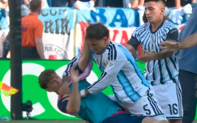 Paredes agrediu o espanhol Gavi após a final da Copa do Mundo 