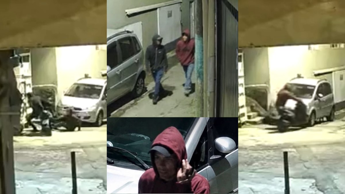 Vídeo: homens furtam moto em menos de 1 min na Zona Norte de SP