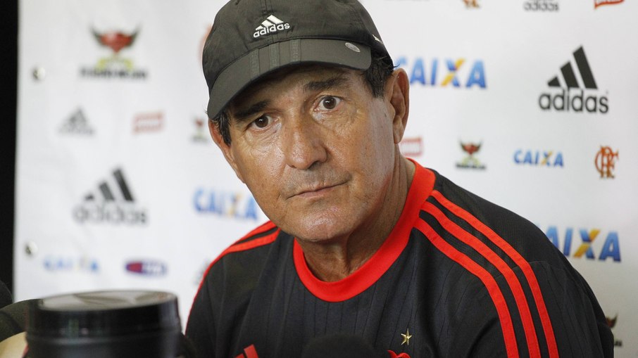 Muricy Ramalho no Flamengo, em seu último trabalho como treinador