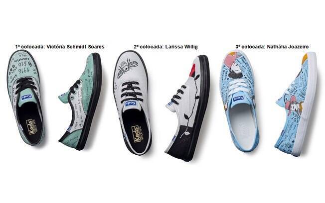 Keds divulga vencedores de concurso de customização de calçados